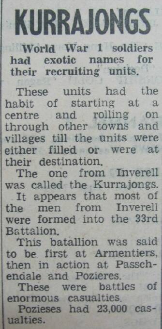 Kurrajongs - Inv Times 1966