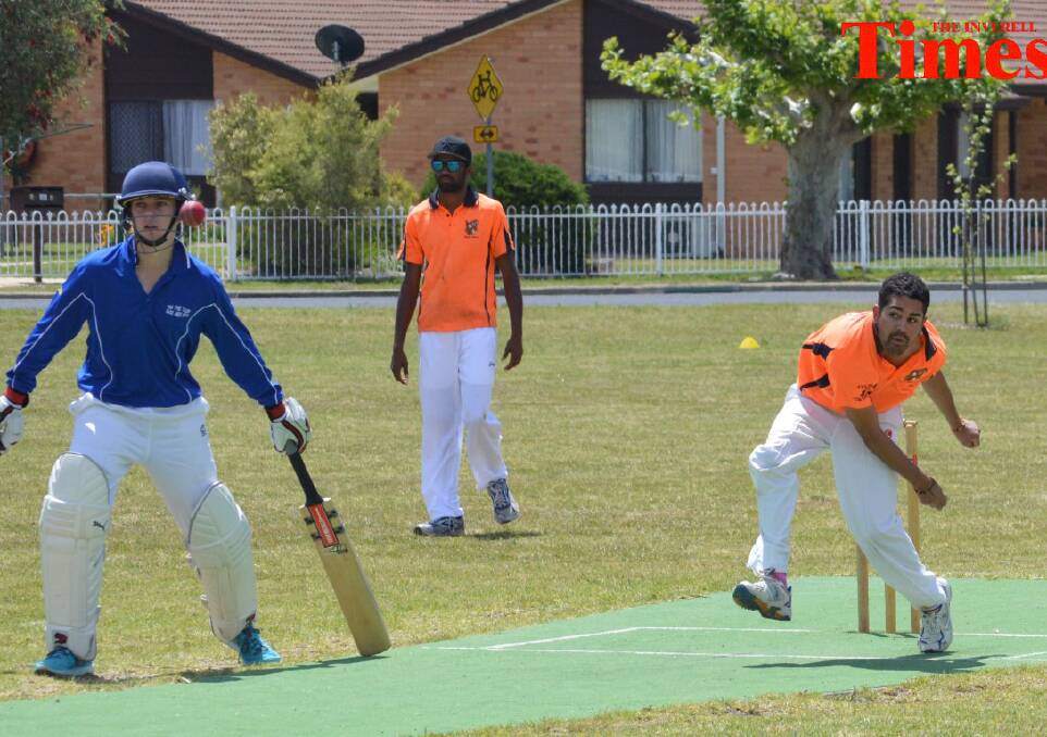 Cricket at Brooks Oval between Invincibles II and Tingha.