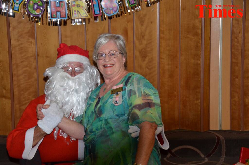 INVERELL Voice, Interests and Education of Women (VIEW) Club held its Christmas meeting at the Inverell RSM Club on Wednesday morning, and it included a visit from Santa and a bag of gifts.
