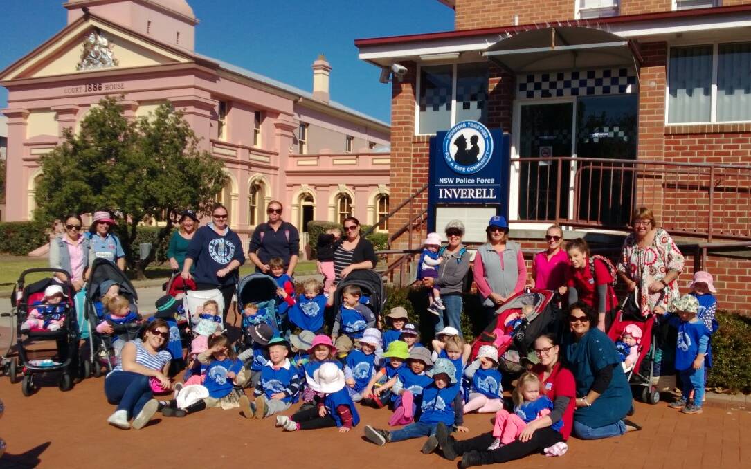 ON THE BEAT: A crew of youngsters from Inverell and District Family Daycare visited the Inverell police station last Wednesday.