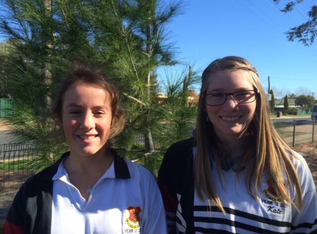 EXCITING: Esther Mepham and Kate Ludwig were      members of this year’s Murray Darling School of Freshwater Research program.