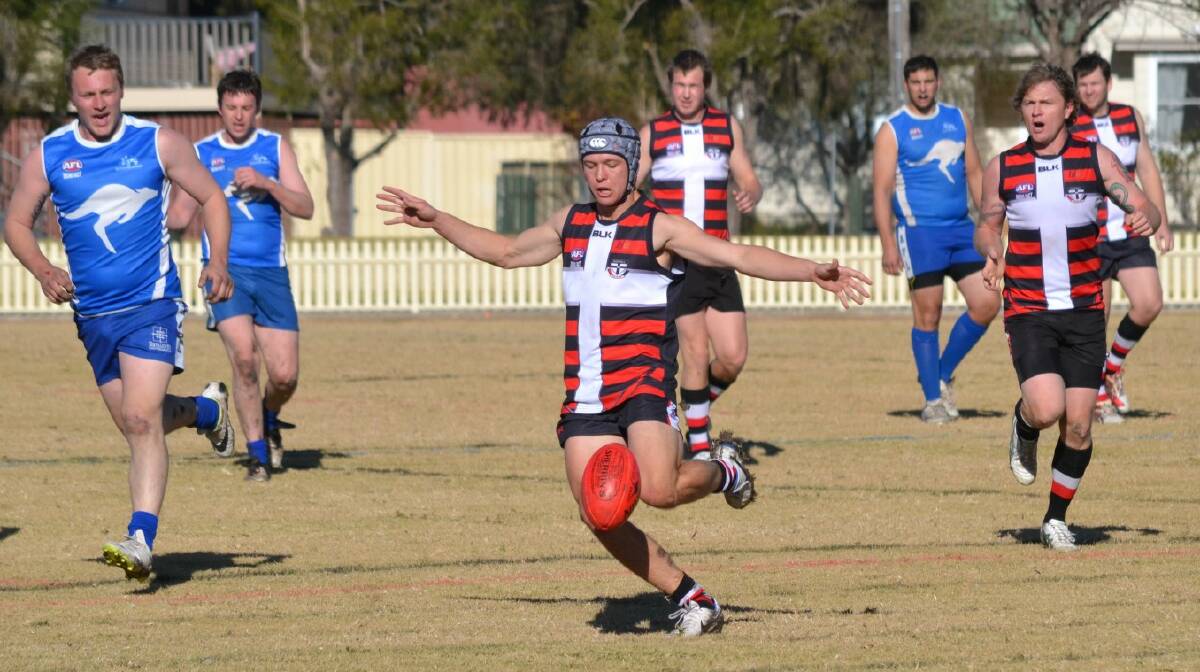 ONE OF THE BEST: Saint Hamish Bird put in a top performance on the weekend to help take Inverell to a win.