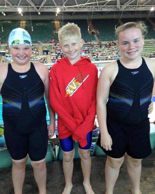 CHAMPS: Lilly Seagrott, Finley Butler, Beth Counsell at SOPAC 2015 at Homebush.
