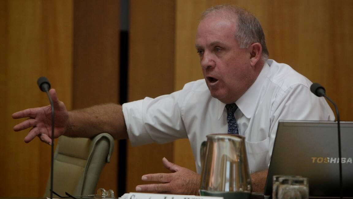 COUNTER ATTACK: Senator John Williams said the government is still cleaning up Labor's mess.