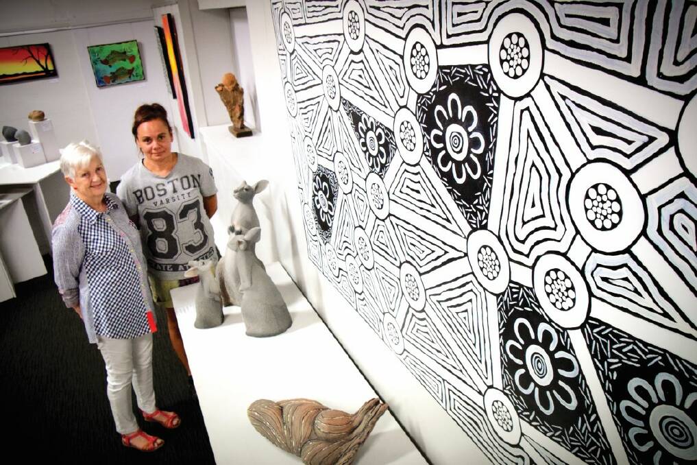 The Inverell Art Gallery’s Robyn Johnson and Laurel Duncan are looking  forward to this year’s competitive exhibition.