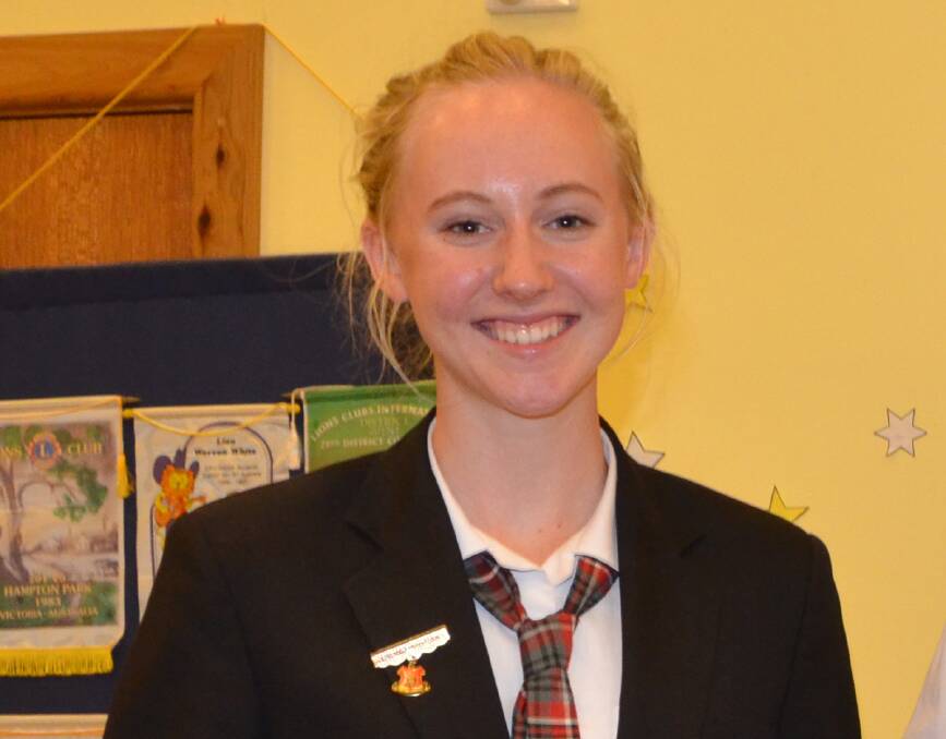 GUEST SPEAKER: Hannah Worsley will provide a younger perspective at the morning tea.
