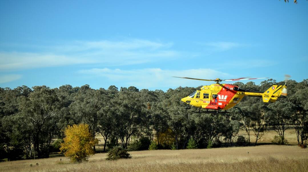 The Westpac Rescue Helicopter arrived in Inverell on Thursday, May 29, to assist in the search.