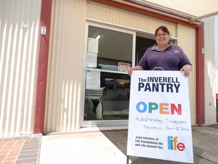 SUSTAINING: Food pantry manager Leonie Pearce.