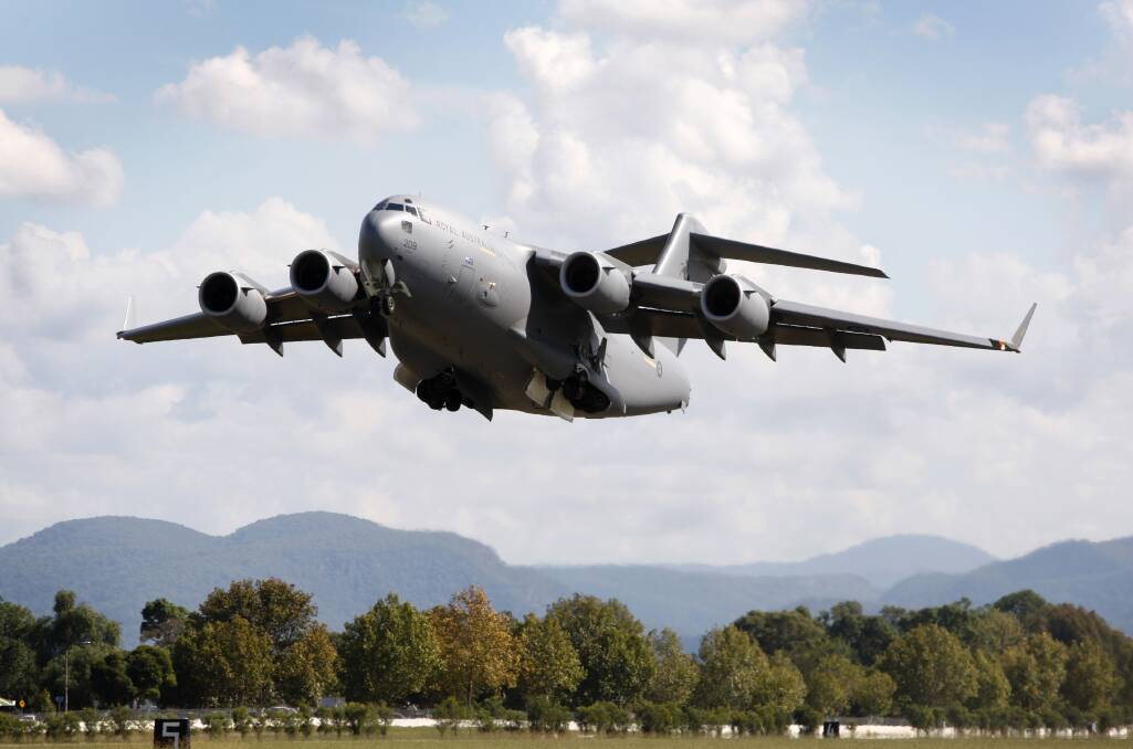 A Boeing C17A Globemaster III will fly past during Inverell's Anzac Day service.