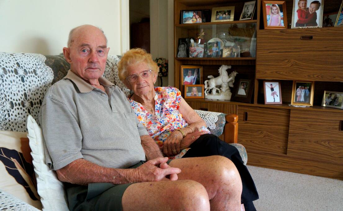 LASTING: Lindsay and Val Smith will celebrate their 70th wedding anniversary on Tuesday.