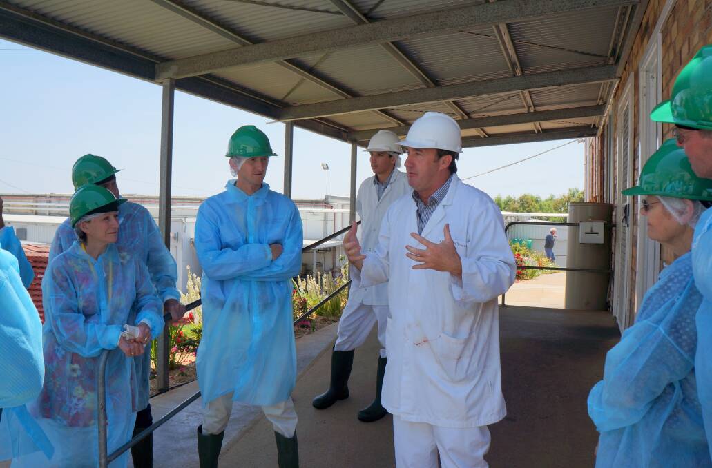 CHANGING BUSINESS: Bindaree general manager Andrew McDonald at a recent supplier information day at the plant.