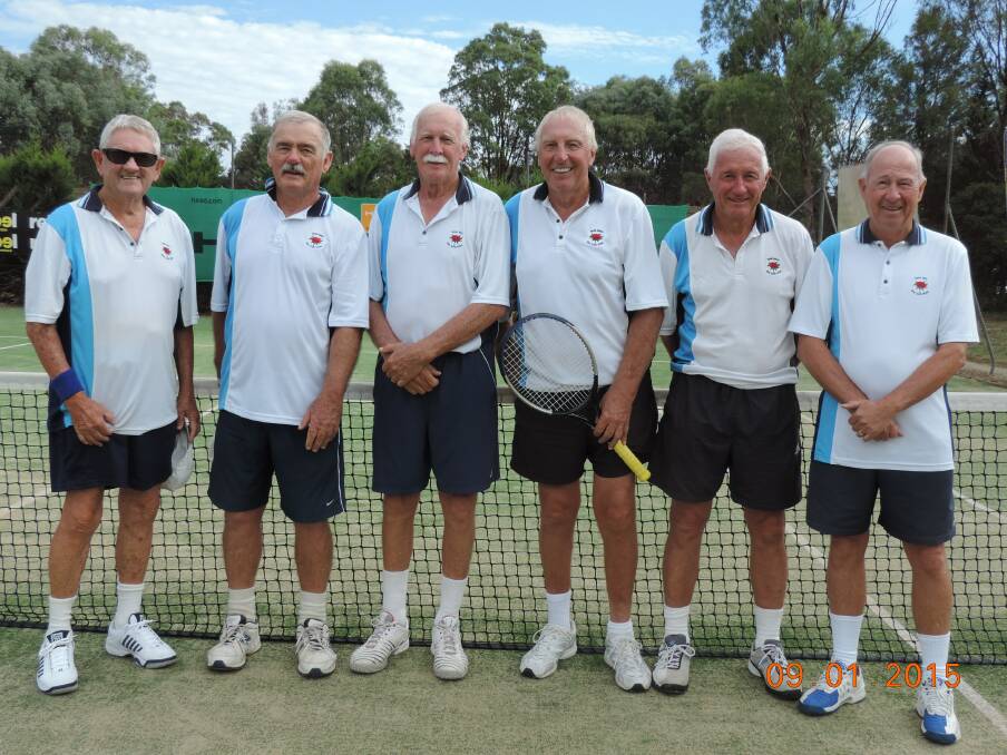 THE WINNING TEAM: Ian Fischer (Sydney), John Williams (Inverell), Don Biddle (Sydney), Paul Carpenter (Bowral), John Rheinberger ( Bega) and captain Alan Walsh (Sydney).