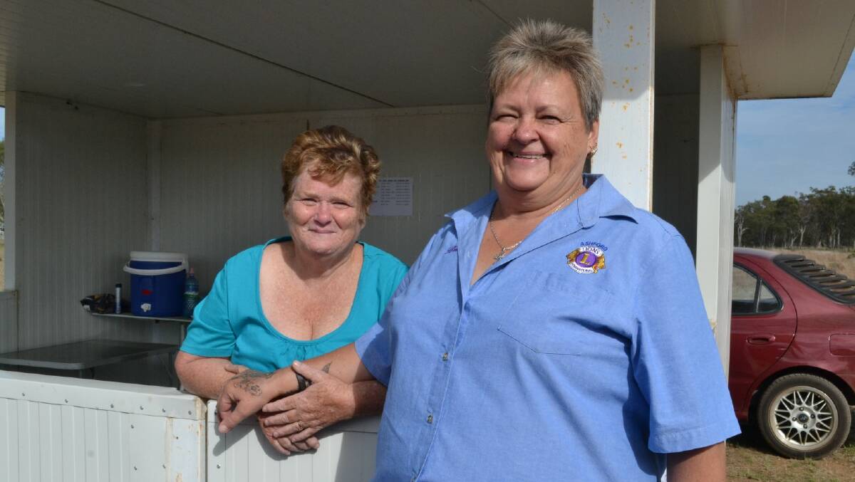 Ashford Show gate keepers: Helen Hilton and Sue Buchanan.