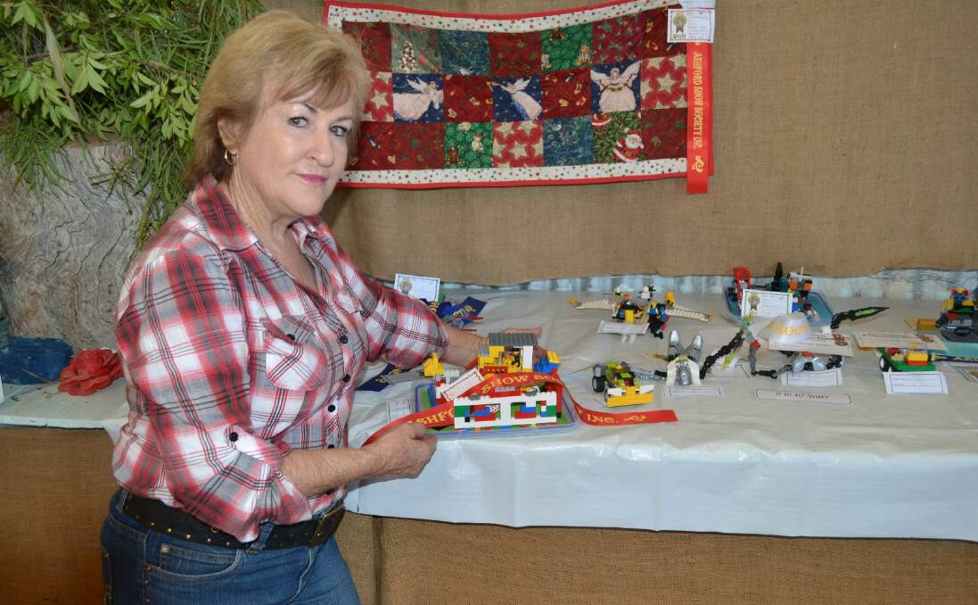 A new section this year was the Leggo entries, shown with Steward, Margaret Downton.
