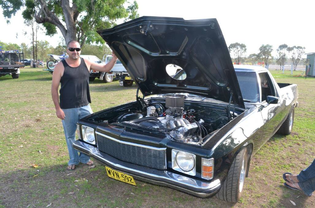 Danny Beveridge with his Holden HZ, 78 model for the Ute Competition.