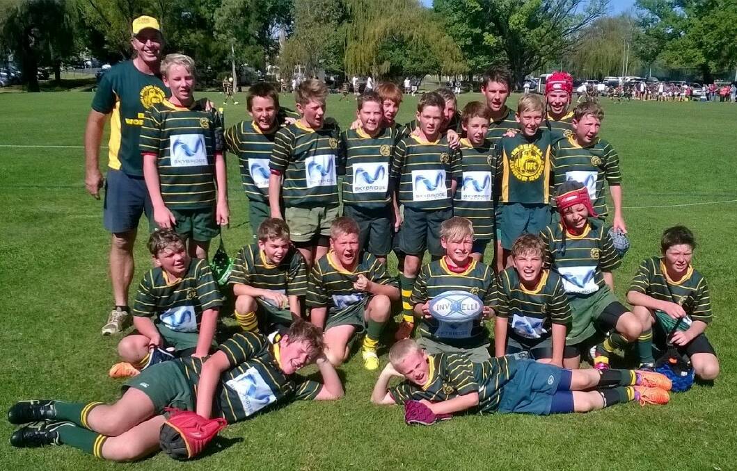 BIG GRINS: The Junior Highlanders swept the carpet with the oppostion at the TAS Rugby Carnival last weekend.