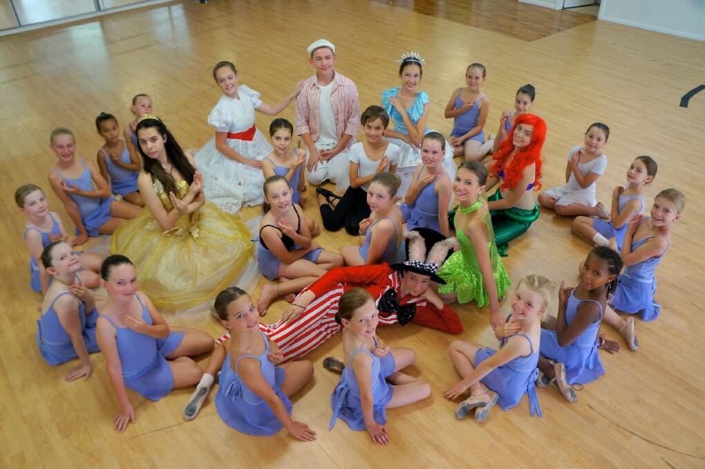 A fraction of the large cast big and small, to take part in the 10th anniversary production for Craze Dance Studio.
