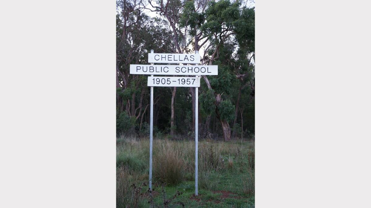 LANDMARK: The new sign marks the area of the old school and stands about 7kms east of Tingha.