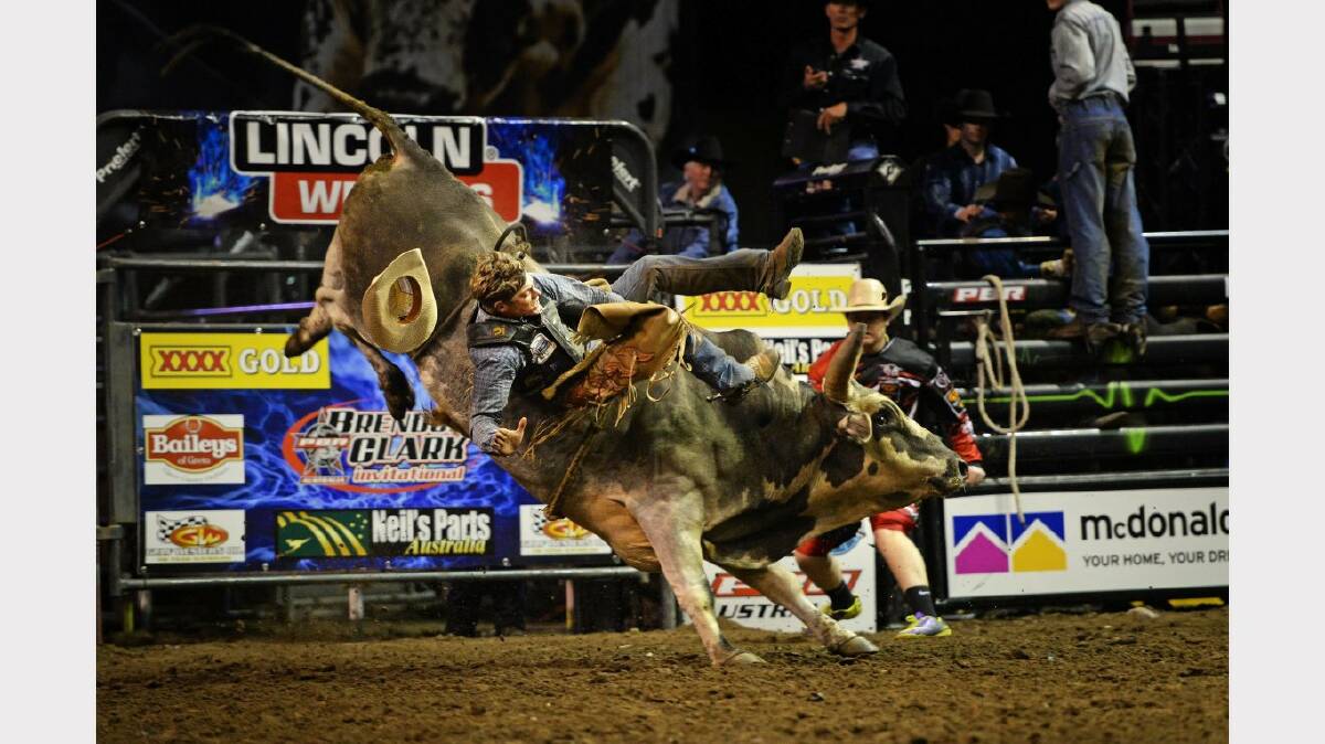 Bull rider Chris Lowe will join about 40 rough riders to wow the Friday night crowds. Photo by Marina Neil