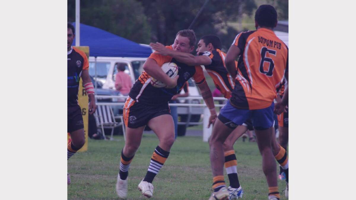 ON THE MOVE: Tingha’s Captain Guy Mepham scored the two tries that got his team back into the game on Saturday.