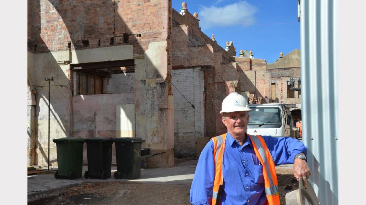 Deveoper Steve Brogan said there is work on the hob to reestablish the structural integrity of the Byron Arcade before the redevelopment takes place.