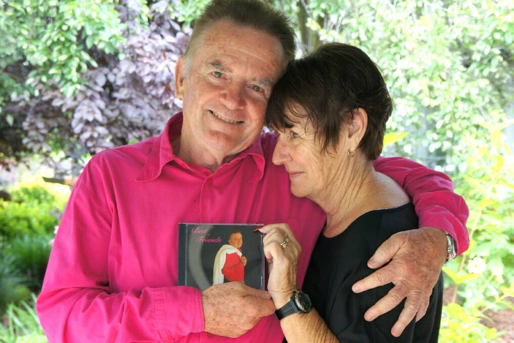 Peter and Vicky Denovan with the new CD, Best of Friends.