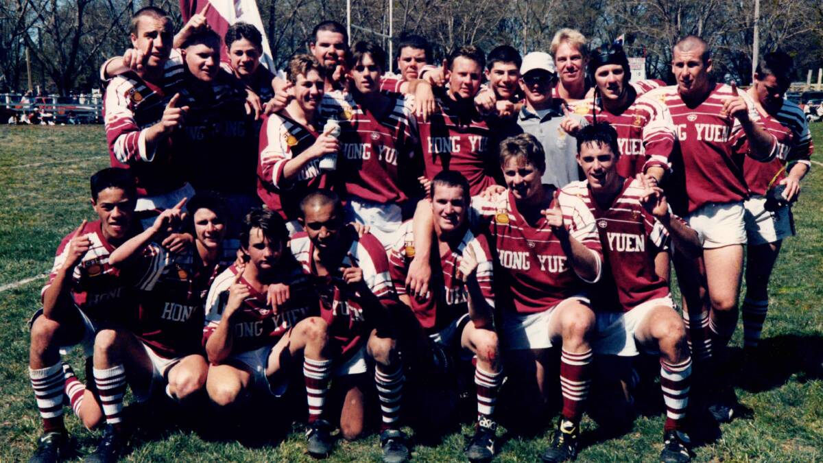 Inverell Hawks Juniors grand final winners 1997. Their win will be one of the talking points at Saturday's annual Old Boys reunion.