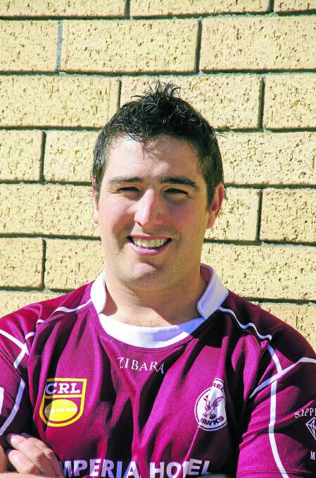 NEW COACH: Alex McCosker has stepped up to coach the Hawks this year.