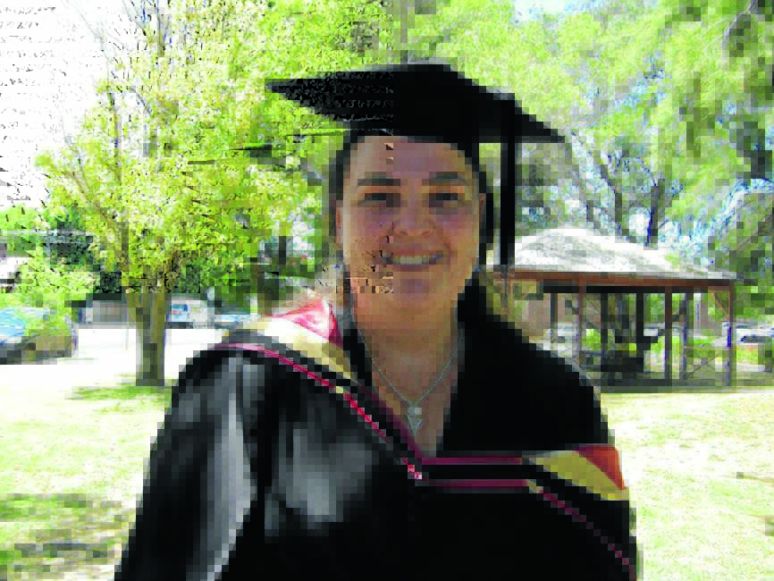 GRADUATE: Midwife Liz Taylor graduated at a ceremony in Armidale last week.