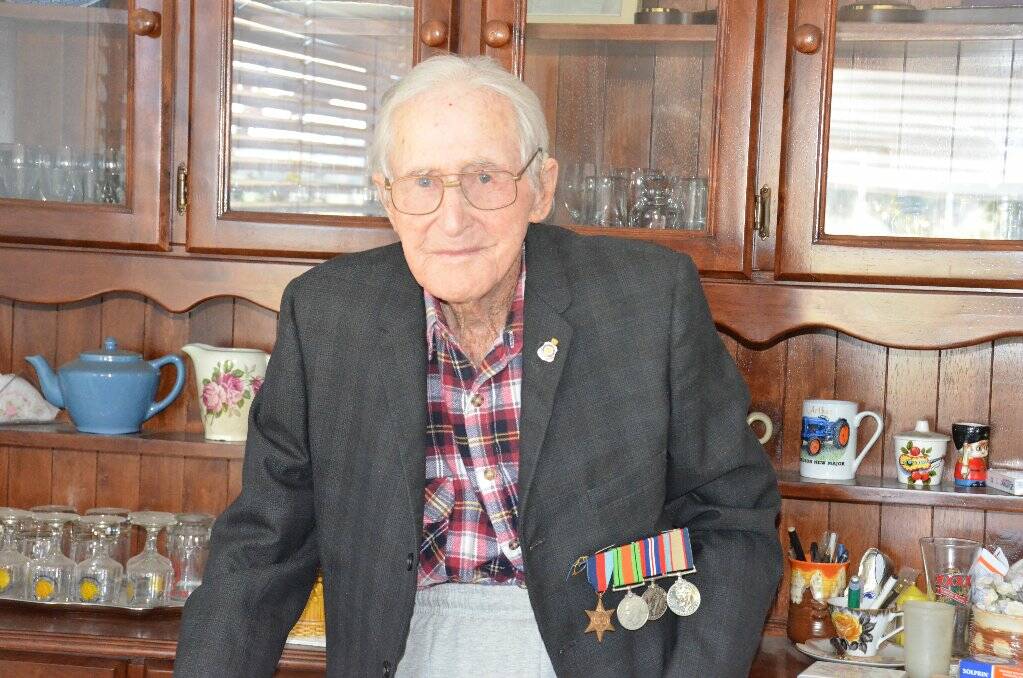 RECALLING THE WAR: Bruce Fitzhannin was in Darwin during the Second World War where he worked on communications.
