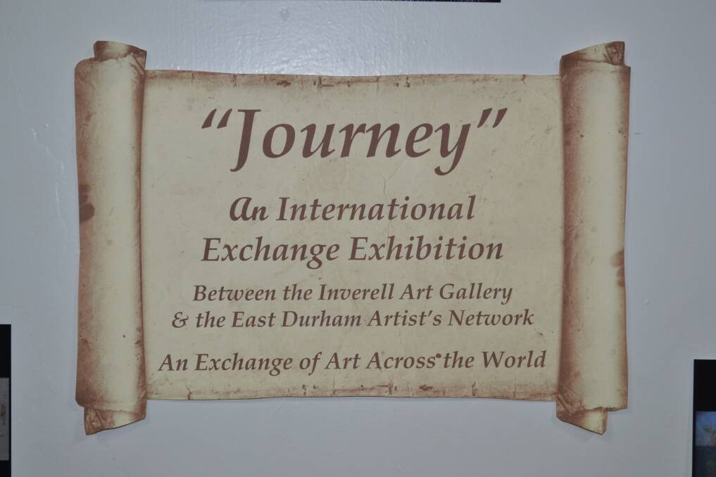 "Journey" is an exchange exhibition between the Inverell area artist and the East Durham Artists' Network in Durham, UK
