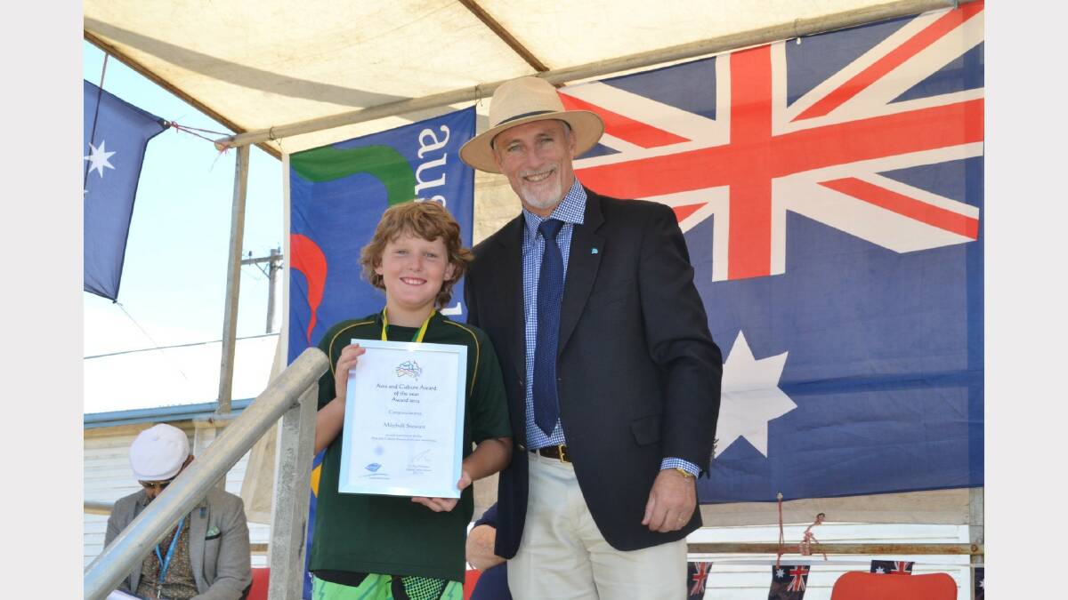 Mitchell Stewart received the Delungra Arts and Culture Award.