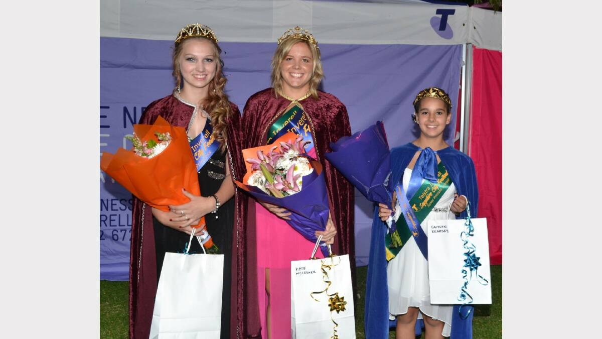 The Sapphire City Festival celebrated new royalty for 2013-14 in the form of Sapphire City Princess Emma Prosser, Queen Kate McCosker and Junior Princess Caitlin Kearsey. 