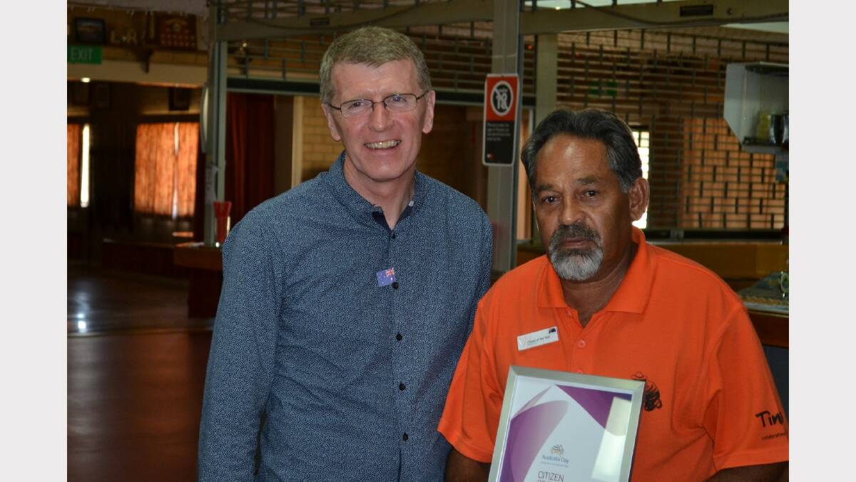 Tingha's Citizen of the Year was Anaiwan Local Aboriginal Land Council CEO Gregory Livermore.
