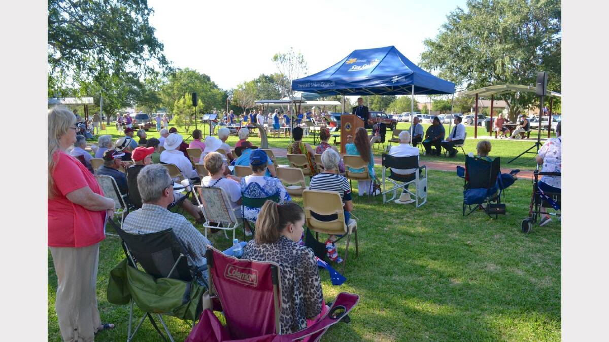 A good crowd turned out for Inverell's celebrations.