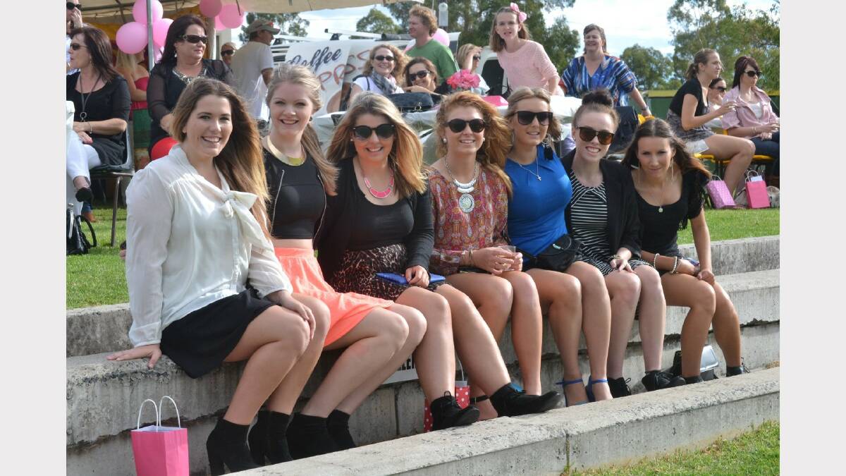 Ladies' Day in April hosted by the Inverell Highlanders was a chance for dressing up, as seen by Brittany Turner-Conley, Chelsea Saunders, Lux Fox, Jacqui O'Brien, Tonia Campbell, Izzy Apthorpe and Melissa Ehsman.