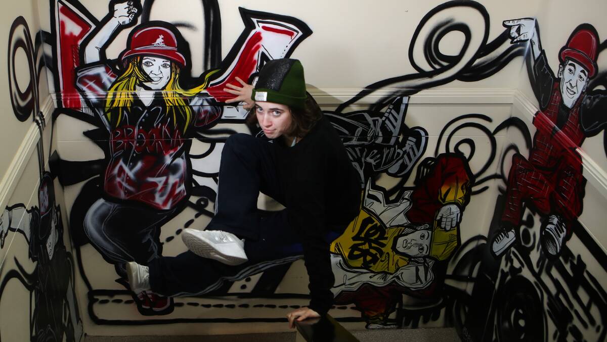 'Holy Molly': Dapto's Molly Chapman will be jetting off to New York to compete in a breakdancing world final, after claiming the title of Australian B-girl Champion. Picture: Sylvia Liber.