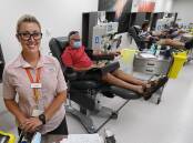 RULE CHANGE: Tamworth Lifeblood nurse Janine Crowell will soon be able to welcome a new rush of donors. Photo: Gareth Gardner