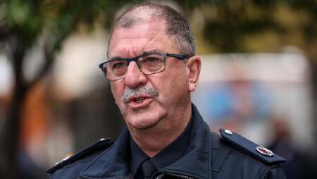 Victoria's road policing assistant commissioner Glenn Weir. Picture Diego Fedele/AAP PHOTOS