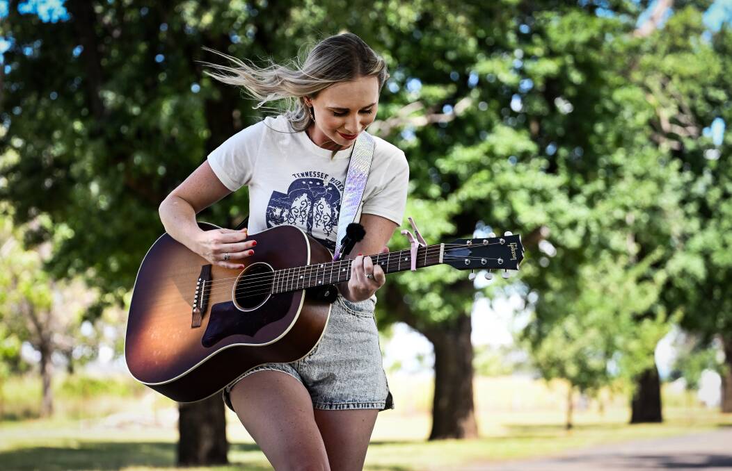 New England singer-songwriter Melanie Dyer burst onto the country-pop scene in 2015 with her EP Lifetime, kick-starting a roller-coaster music career. Picture by Gareth Gardner