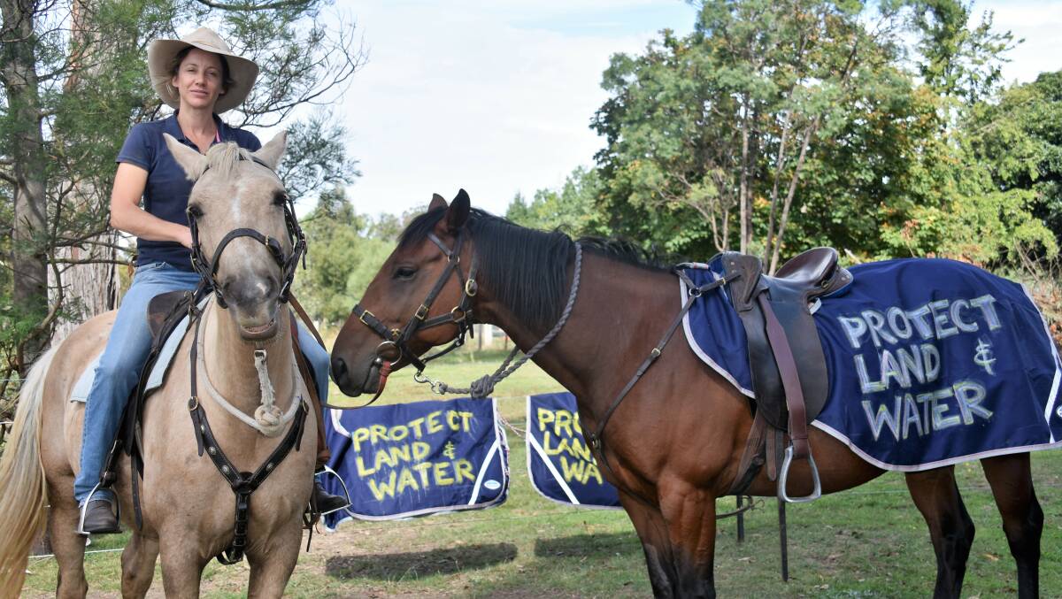FIGHTING BACK: Armidale horse rider Francesca Andreoni is saddling up in the big smoke to tell NSW politicians it's #time2choose on Saturday. 
