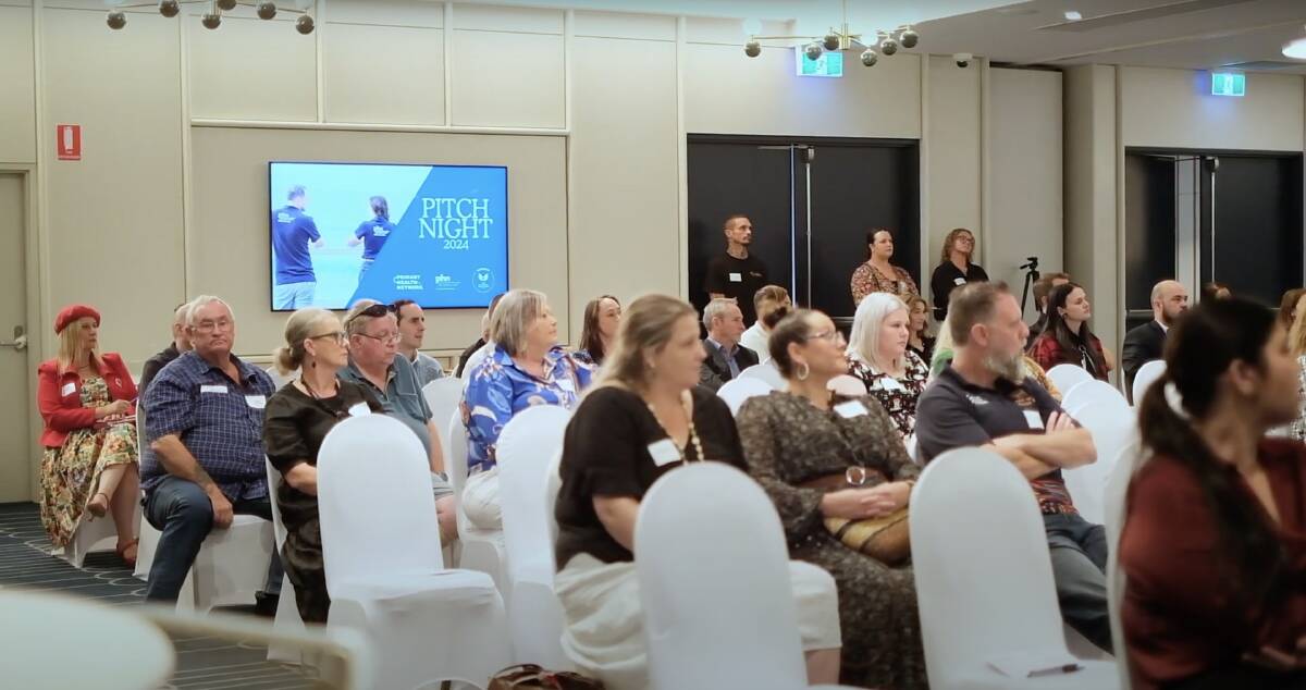 The Hunter New England and Central Coast Primary Health Network (HNECC PHN) Pitch Night. Picture from HNECC PHN YouTube