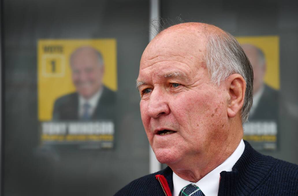 QUESTION MARK: Tony Windsor was Barnaby Joyce's predecessor, stepping down in 2013 and unsuccessfully contesting the seat in 2106. Photo: Gareth Gardner