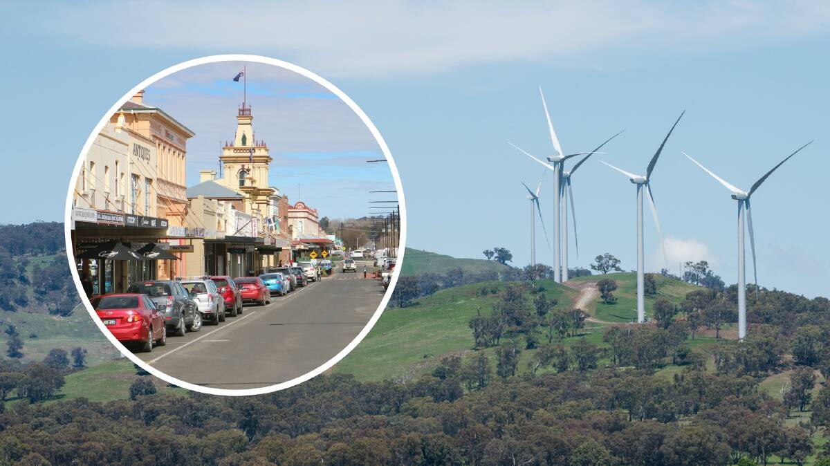 LOCAL WIND FALL: White Rock Wind Farm, picture, has had a massive flow on effect to the nearby Glen Innes.