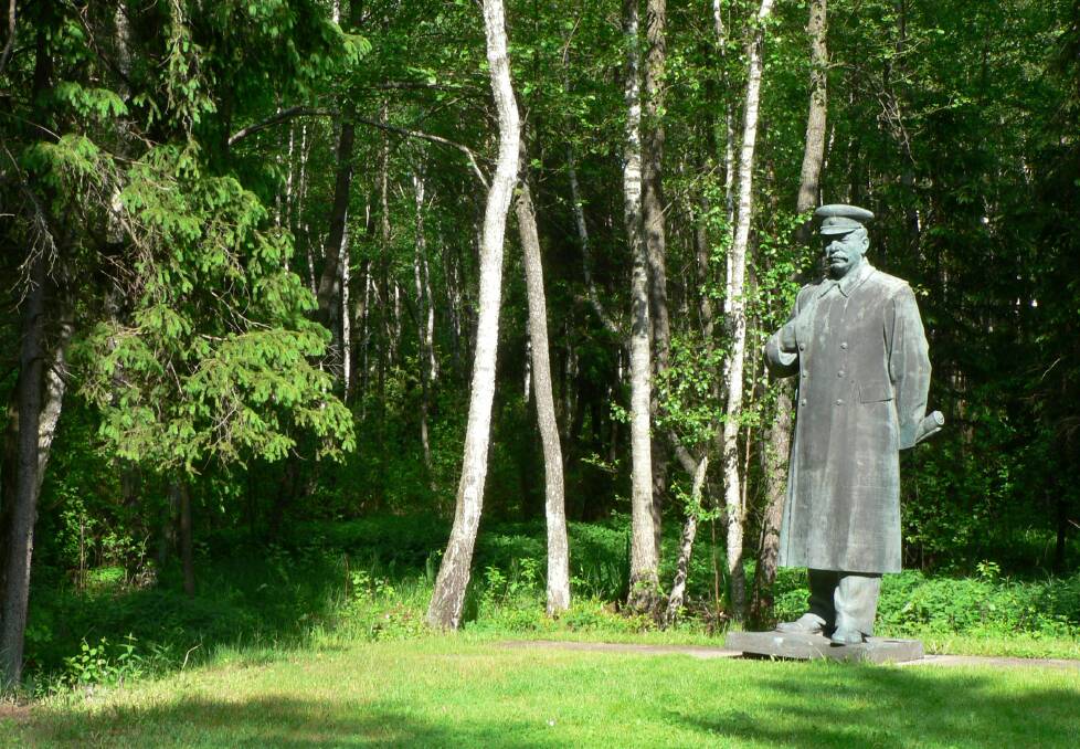 Soviet Era: A Stalin monument in Grutas Park in Lithuania. Picture: Wojsyl 