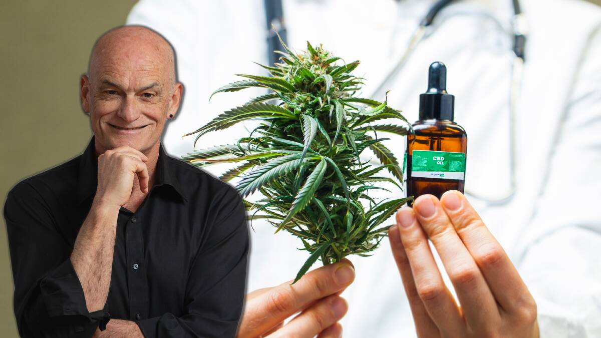 Garry Linnell has tried cannabis oil for the first time, and so far, he's a fan. Picture Shutterstock