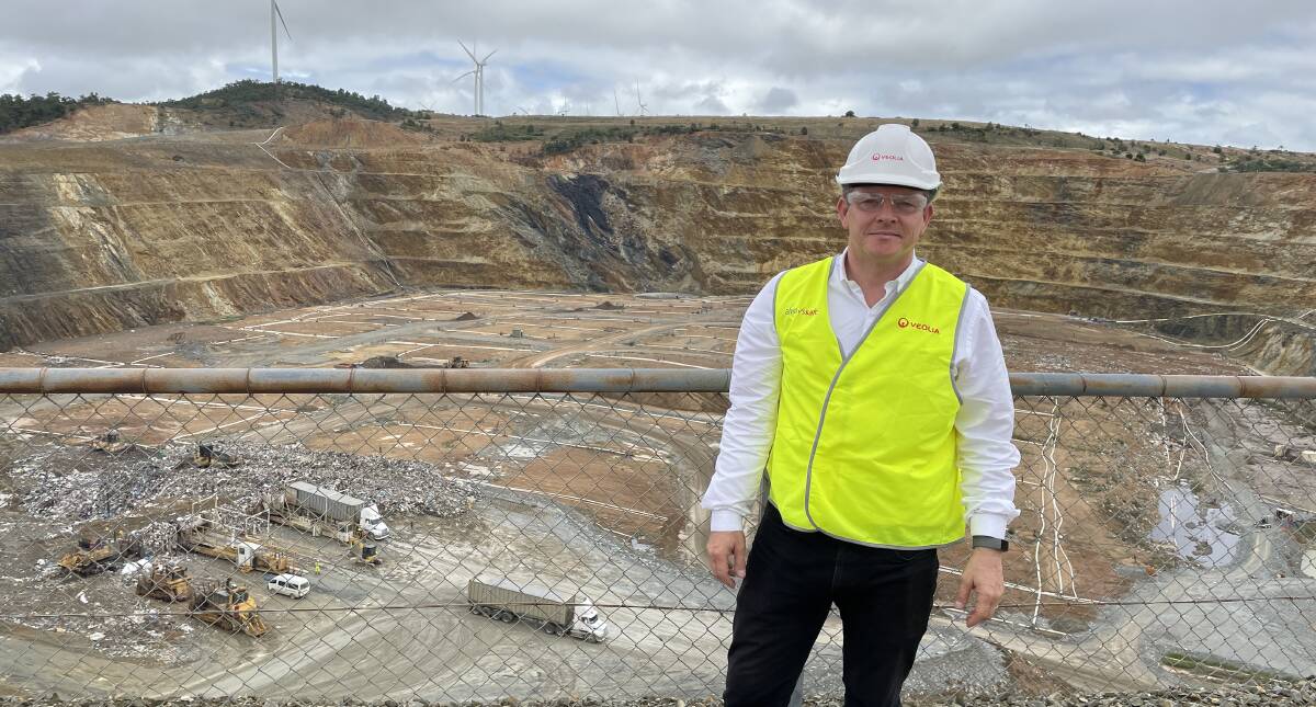 Veolia Australia and New Zealand CEO Richard Kirkman says the waste-to-energy technology is absolutely safe. Photo: Laura Corrigan 