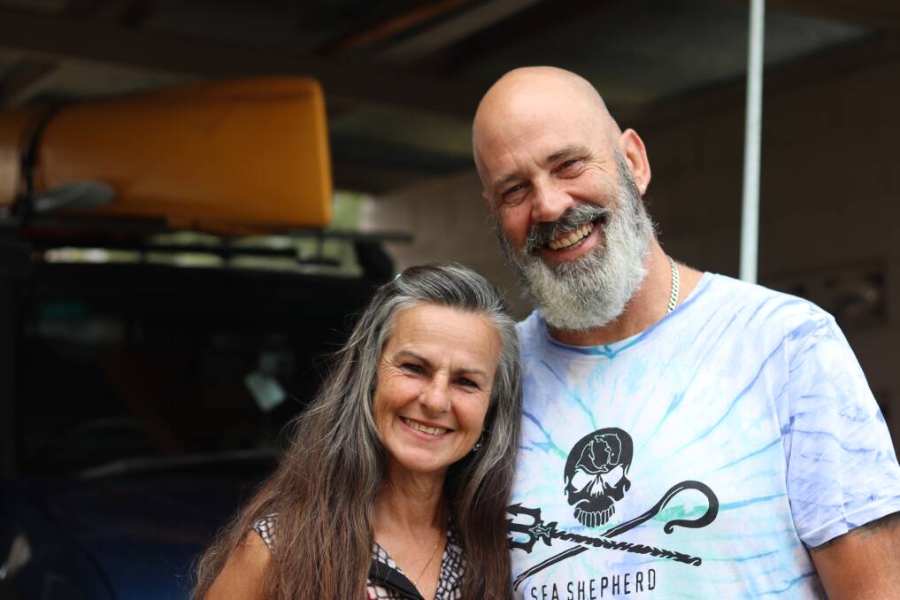 ROAD TRIP: Rolande Hooklyn and fiancé Daniel Grant have committed to do the Drover's Run in August, raising money for the Westpac Rescue Helicopter Service in honour of her late son, Phillip. Photo: Jacinta Dickins