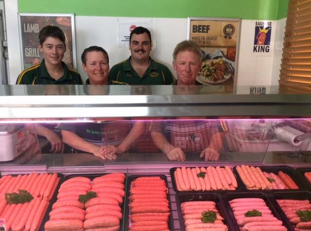 SERVICE: Staff at Tenterfield's Premier Meats are seeing more residents shop local as a result of supply shortages in the big chain stores. Photo: Supplied