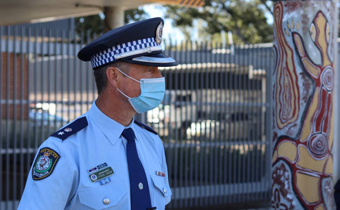 FAITH: New England region Commander Superintendent Steve Laksa asked for the community to "have faith" in the local police. Photo: Jacinta Dickins
